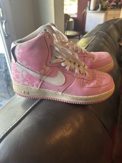 Nike Air Force 1 High Pink Floral Sneakers