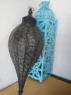 Outside LED lanterns