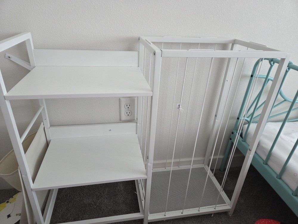 Shelf With Stuffed Animal Storage 