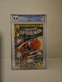 Amazing Spider-Man 244 Newsstand Mark Jeweler