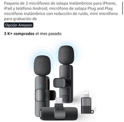Paquete de 2 Micrófonos