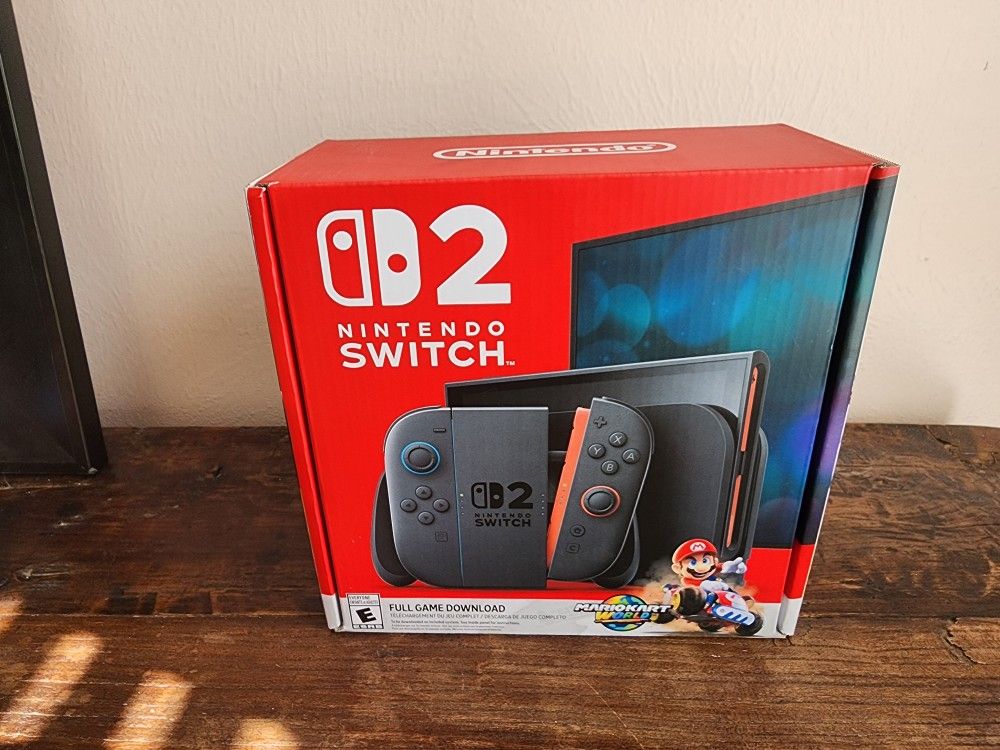 Nintendo Switch 2 Mario Bundle - New Sealed.
