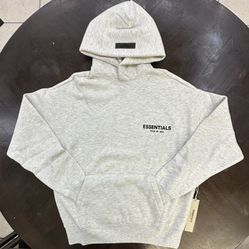 Essentials Light Oatmeal Hoodies