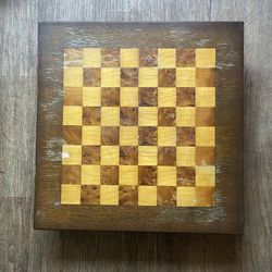 Wooden Game Board Chess Checkers