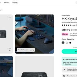 Logitech MX Keys S Keyboard [Brand New Sealed Box]