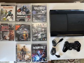 Play Station 3 Super Slim 500 GB With Games 