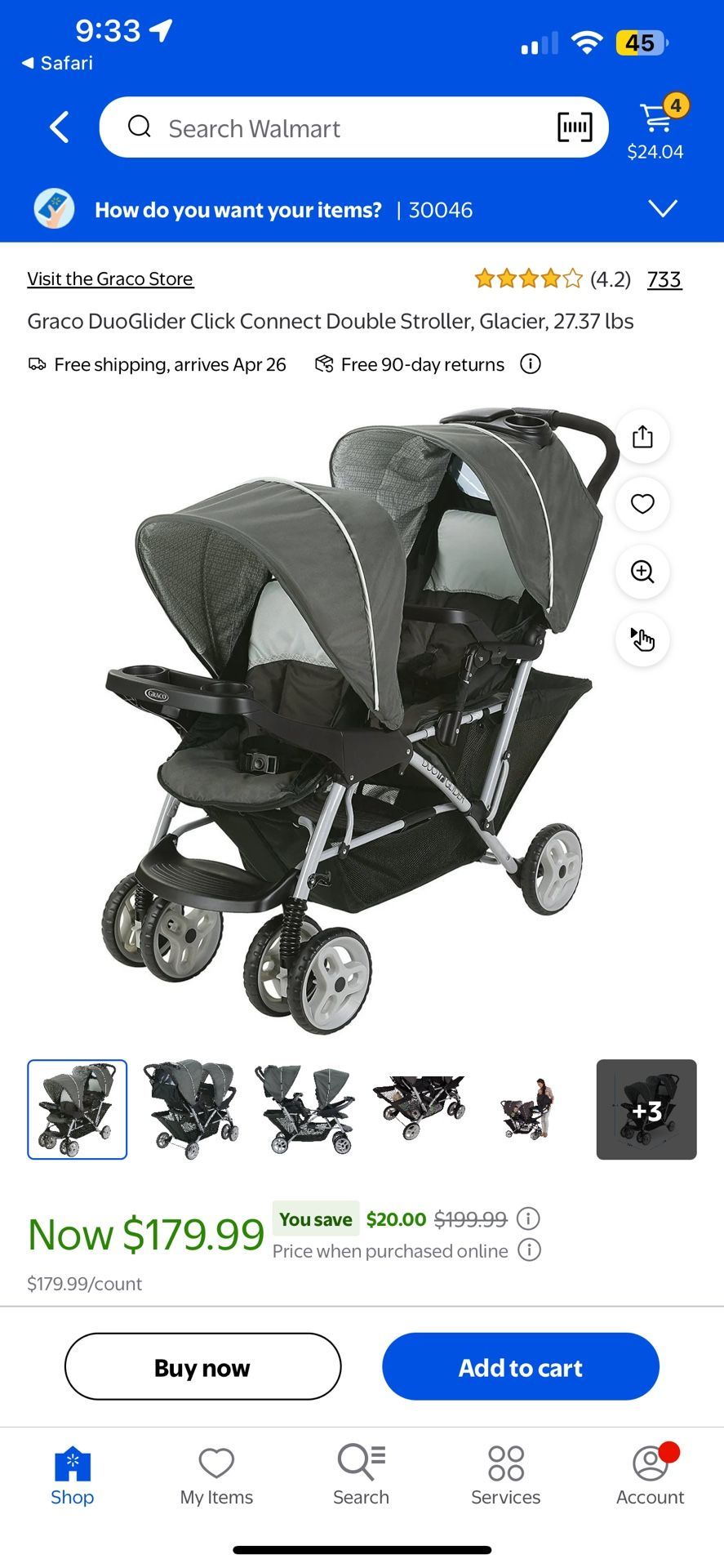 Graco Duoglider Double Stroller