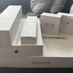 Empty Boxes Iwatch 3/ Pencil/ AirPods/ MacBook Air 13