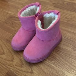 Used Once Cat And Jack Size Toddler 5 Pink Boots