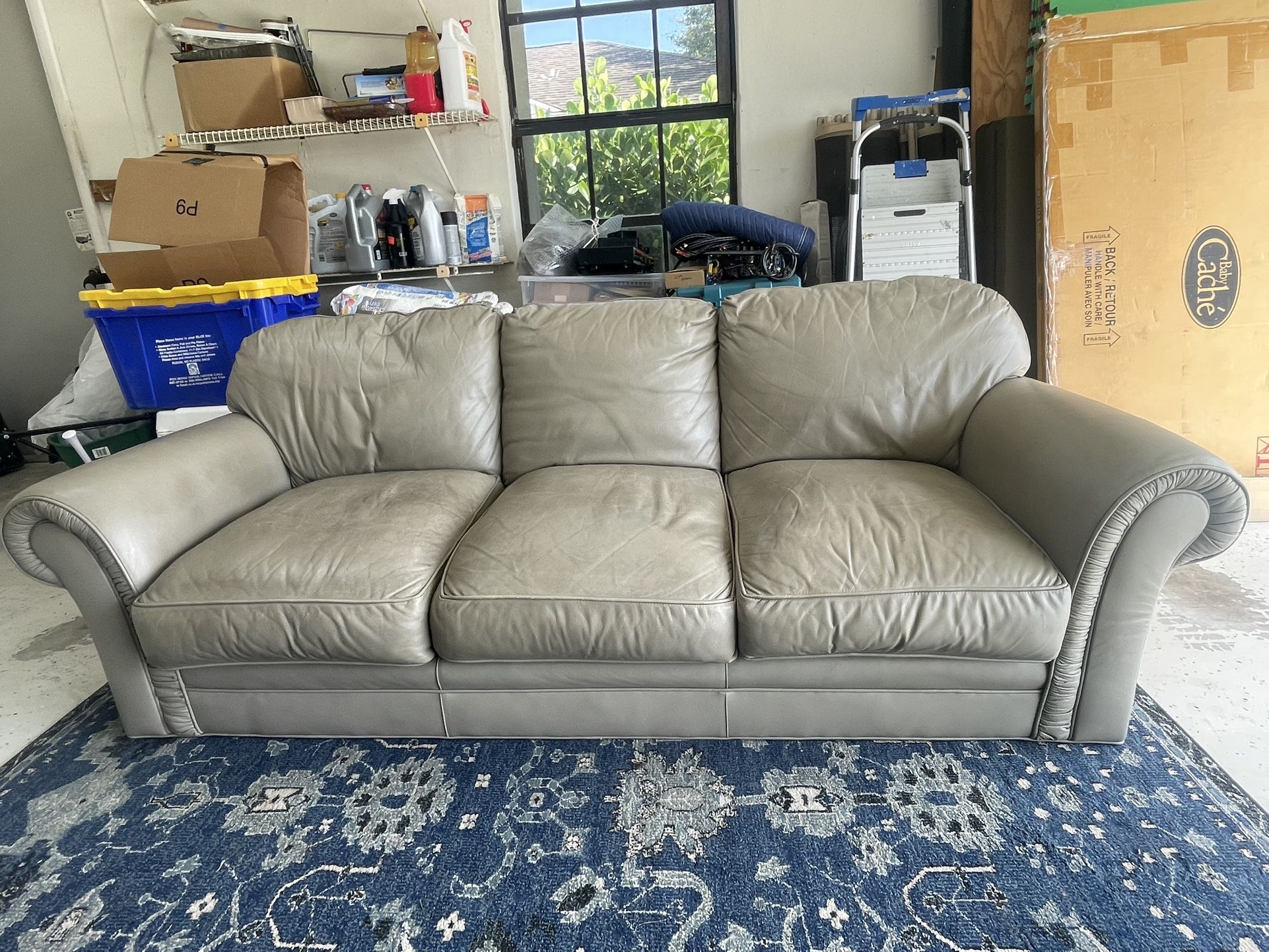 Leather Couch Retail Value $2800