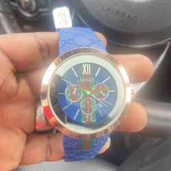 Blue Band Gucci Watch !!