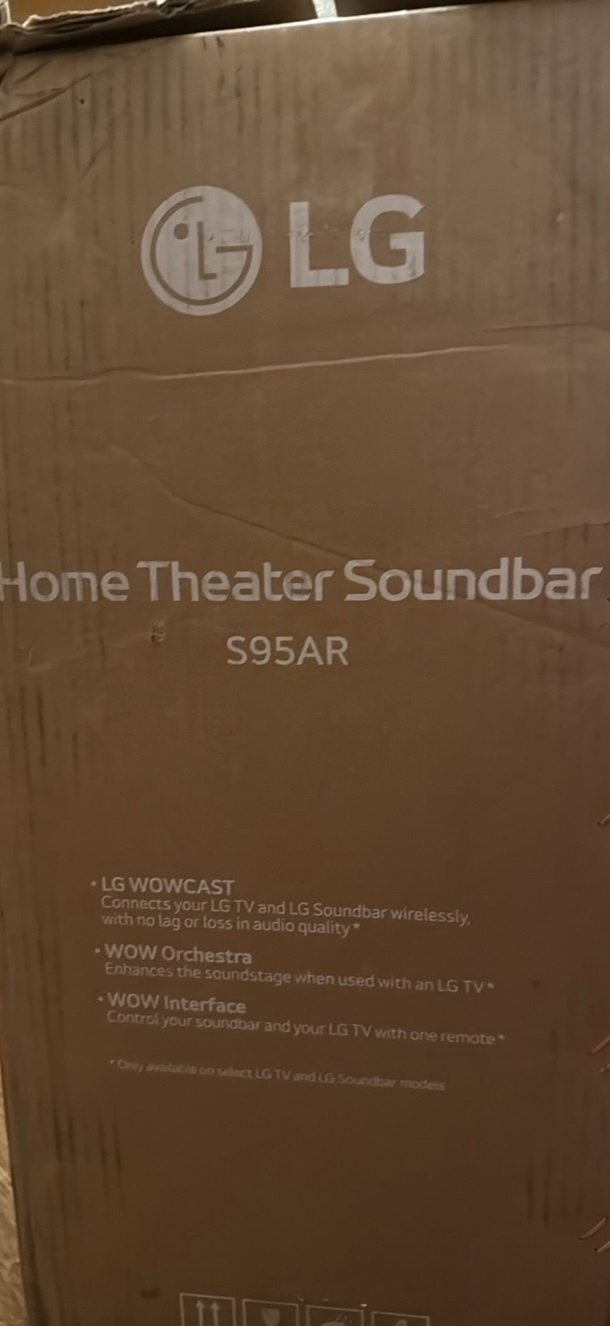 LG Soundbar And Surround Sound System - S95AR Brand New In Box