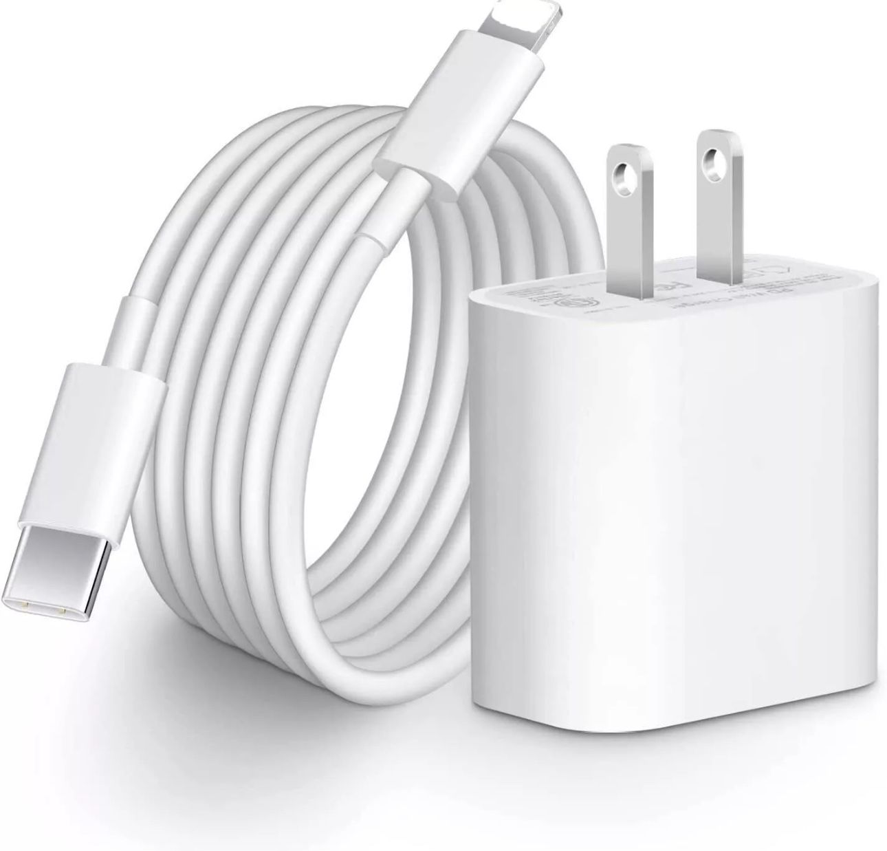 20W USB-C Fast Charger PD Adapter + Cable For iPhone 8 11/12/13/14 XR X Pro iPad