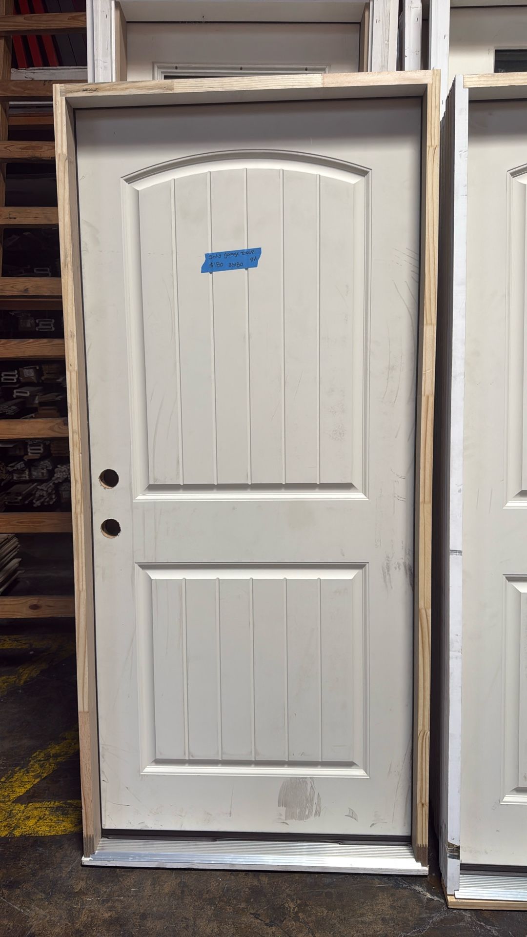 Solid Garage Door 36x80 $180 Each