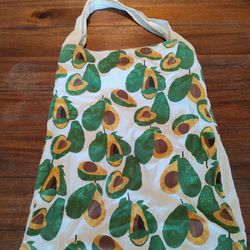 Large Avocado Print Tote Bag