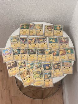 30th celebration pikachu complete set of 30