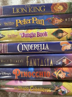 Disney VHS Movies ..Lot Of 7