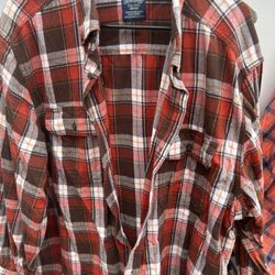Men’s Long Sleeve Flannel 2xl