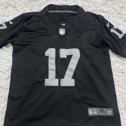 Adams 17 Raiders BLACK Jersey 