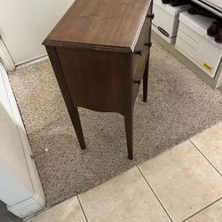 Antique Collectibles Table For Sewing. Long 18 Inch, Width 12 Inch, High 27 Inch 1/2