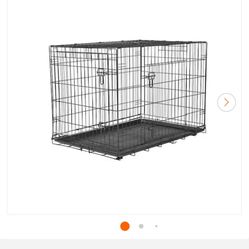 Large Black Collapsable Pet Crate