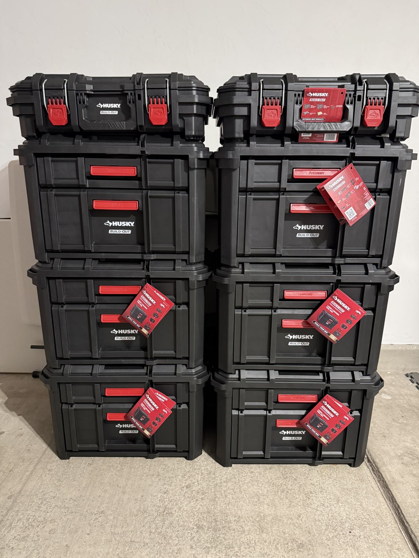 Husky Build-Out 22 in. Tool Boxes (Read Description)
