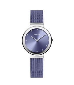 Bering Classic Stainless Steel Lavender Dial Women's Quartz Watch, 31mm Item:100,64 Brand: Bering • Collection Name: Classic • Model #: 10131-909 • Ca