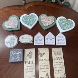 13–New / solid, lightweight wood with clear prints.