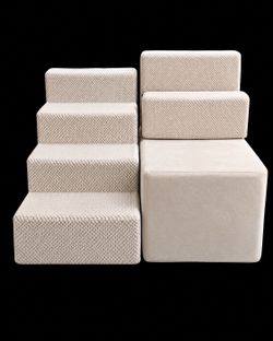 4-Step Pet Stairs & Pet Ramp Set
