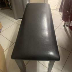 Black bench