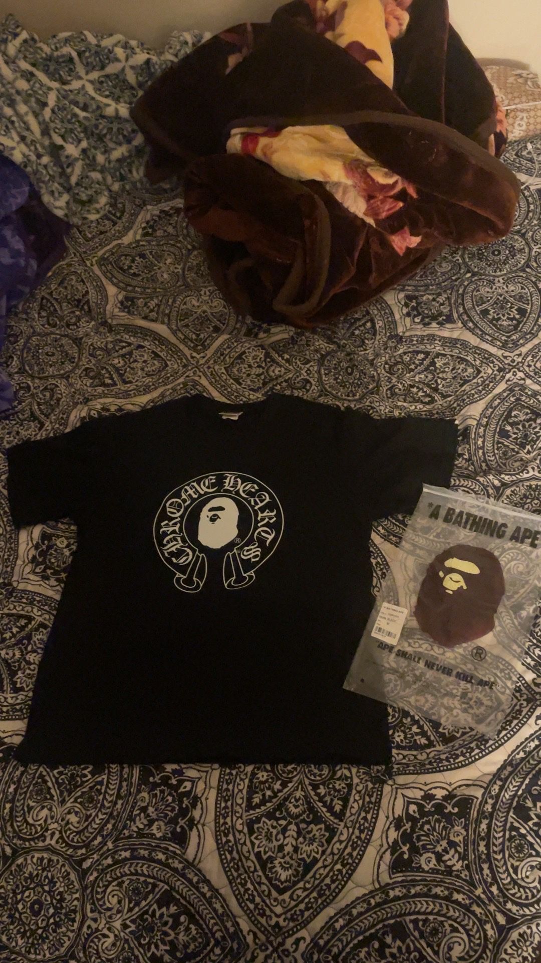 Bathing Ape Bape Tee X Chrome Hearts