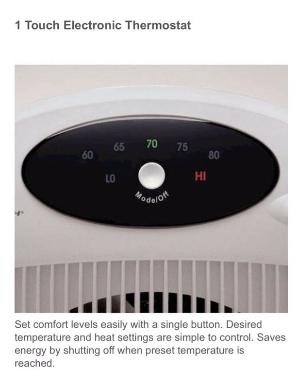 SUNBEAM PORTABLE FAN FORCED HEATER WITH ALCI CORD. ***PRICE:- $25 ( for  Each) RETAILS for $39.99+ Sunbeam Portable Heater Fan with ALCI Cord for  for Sale in Vestavia Hills, AL - OfferUp