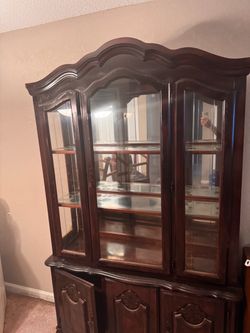 Wooden China Cabinet