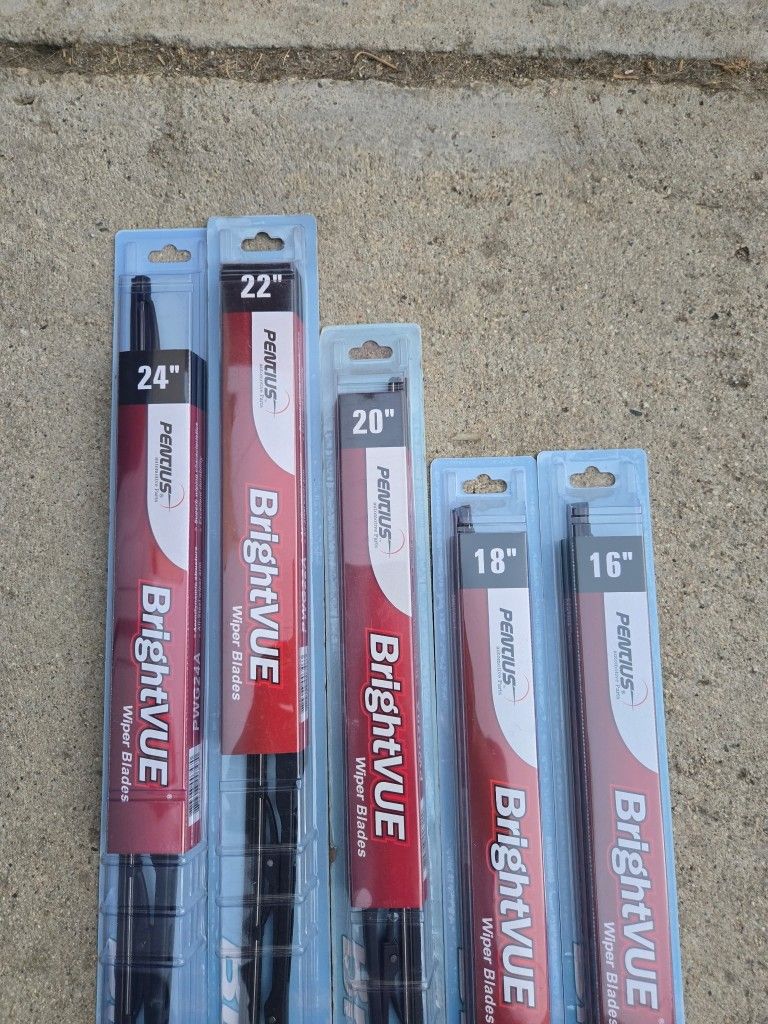 Windshield wiper
14", 16", 18", 20", 22", and 24"