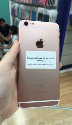 Factory unlock iphone 6s Plus 16gb