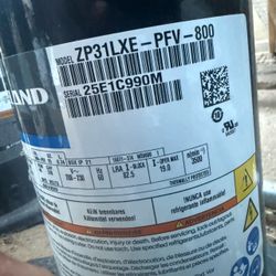 3 ton 410 Copeland Scroll Compressor ZP31LXE-PFV-800