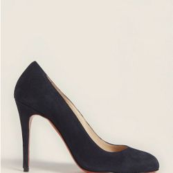 Navy Fifi Suede Louboutin Pumps Unworn