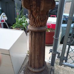 Antique Wooden Post-stand