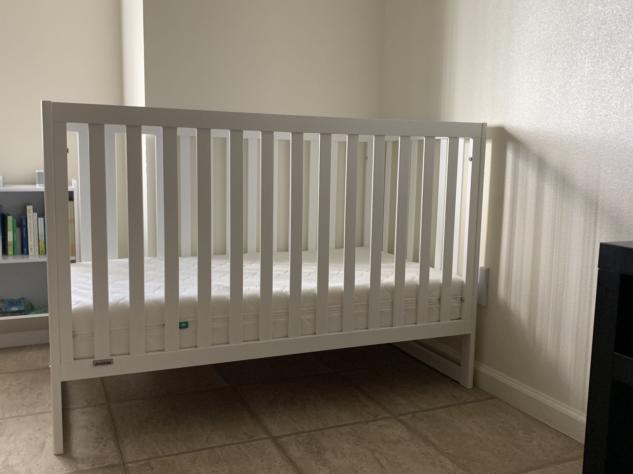 Austin Convertible Crib and Newton Baby Crib Mattress