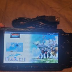 Playstation Psp 1000 Phat Modded Video Game Console IPS screen upgrade