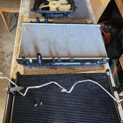 2006 Honda Civic Radiator & A/C Assembly Set