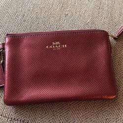 Burgundy Wristlet 