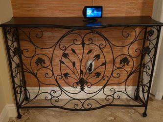 Entrance table.