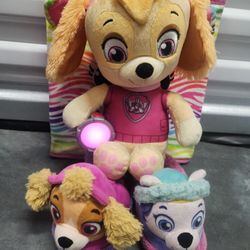 Paw Patrol House Slippers And Skye Doll