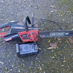Craftsman 60 V chainsaw