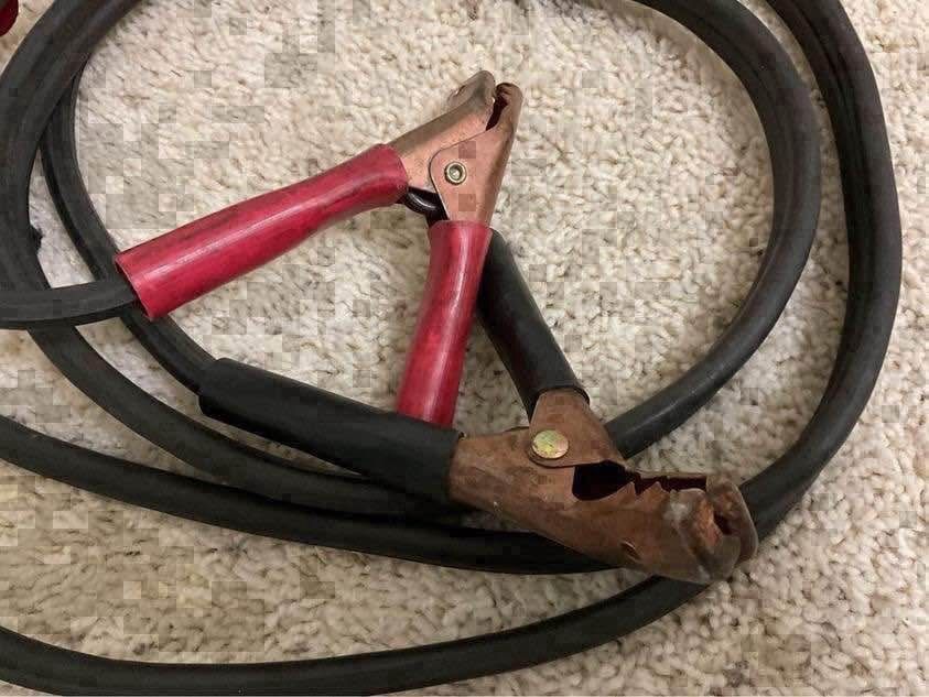 7 ft. car jumper cable - $15