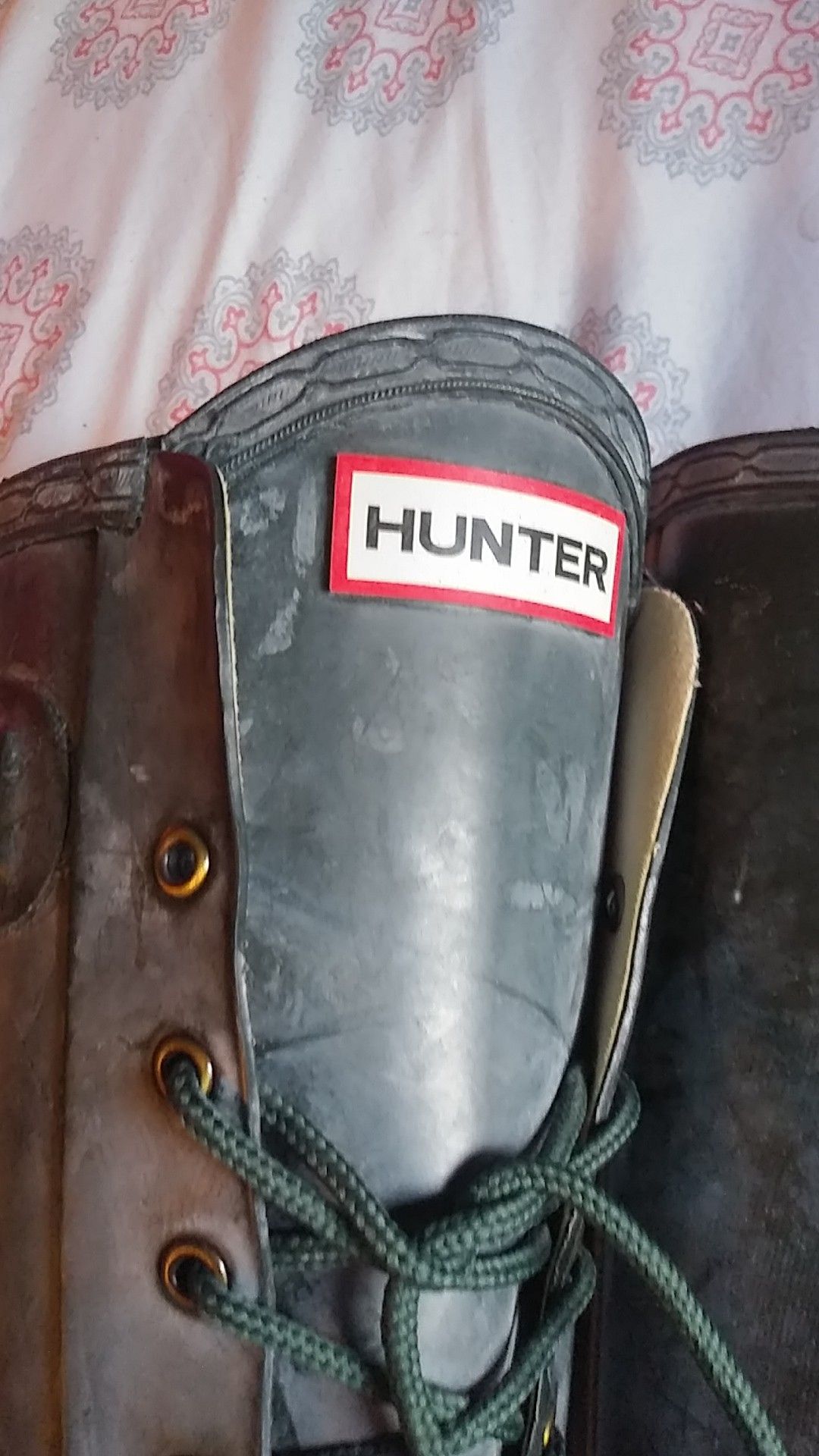 High Heeled Hunter Brand Rain Boots