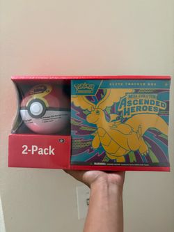 🔥 Pokémon Ascended Heroes ETB + Poké Ball 2-Pack Bundle 🔥