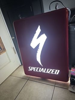 Specialized Bikes Illuminated Sign