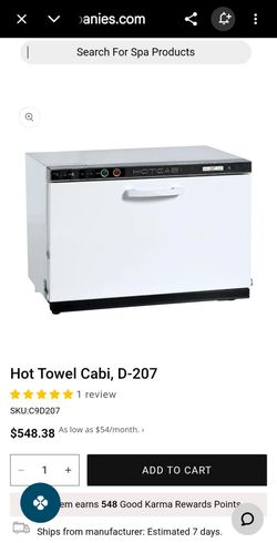 Hot towel cabi D 207